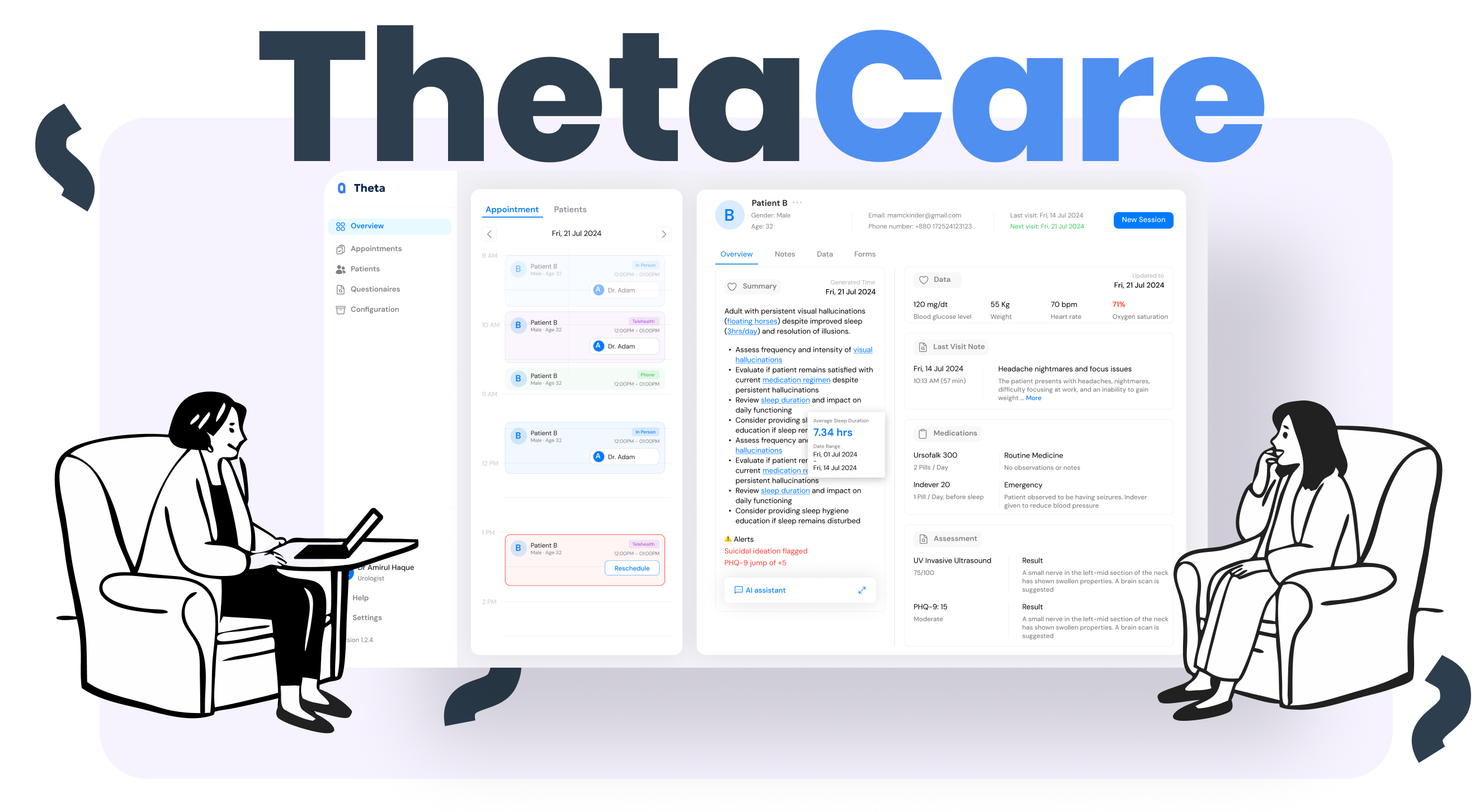 ThetaCare AI Interface
